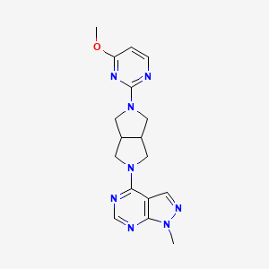 4-methoxy-2-(5-{1-methyl-1H-pyrazolo[3,4-d]pyrimidin-4-yl}-octahydropyrrolo[3,4-c]pyrrol-2-yl)pyrimidine