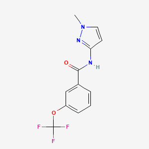 N-(1-methyl-1H-pyrazol-3-yl)-3-(trifluoromethoxy)benzamide