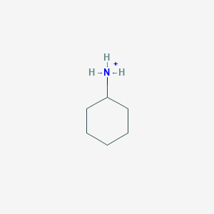 molecular formula C6H14N+ B1224161 Cyclohexylammonium ion 