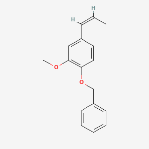 molecular formula C17H18O2 B1224162 Isoeugenol benzyl ether CAS No. 128839-47-4
