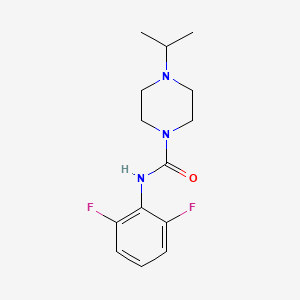 N-(2,6-difluorophenyl)-4-(propan-2-yl)piperazine-1-carboxamide