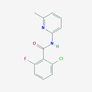 2-chloro-6-fluoro-N-(6-methylpyridin-2-yl)benzamide