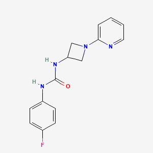 1-(4-Fluorophenyl)-3-[1-(pyridin-2-yl)azetidin-3-yl]urea