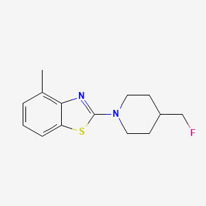 2-[4-(Fluoromethyl)piperidin-1-yl]-4-methyl-1,3-benzothiazole