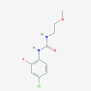 1-(4-Chloro-2-fluorophenyl)-3-(2-methoxyethyl)urea