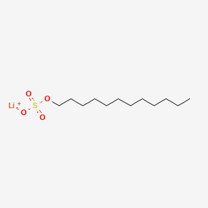 B1224193 Sulfuric acid, monododecyl ester, lithium salt CAS No. 2044-56-6