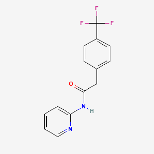 N-(pyridin-2-yl)-2-[4-(trifluoromethyl)phenyl]acetamide