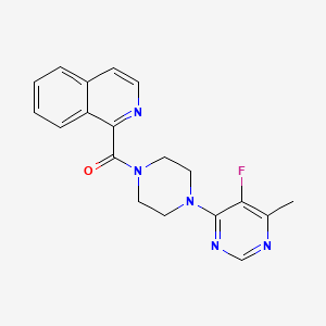 1-[4-(5-Fluoro-6-methylpyrimidin-4-yl)piperazine-1-carbonyl]isoquinoline