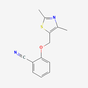 2-[(2,4-Dimethyl-1,3-thiazol-5-yl)methoxy]benzonitrile