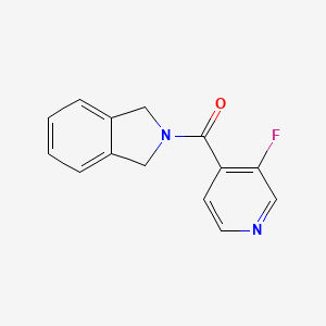 2-(3-fluoropyridine-4-carbonyl)-2,3-dihydro-1H-isoindole