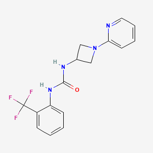 3-[1-(Pyridin-2-yl)azetidin-3-yl]-1-[2-(trifluoromethyl)phenyl]urea