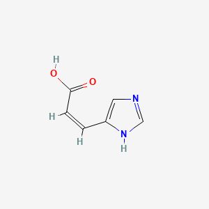 molecular formula C6H6N2O2 B1224216 cis-Urocanic acid CAS No. 7699-35-6