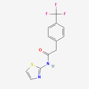 N-(1,3-thiazol-2-yl)-2-[4-(trifluoromethyl)phenyl]acetamide