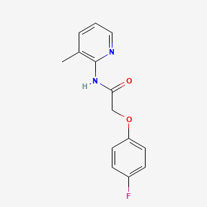 2-(4-fluorophenoxy)-N-(3-methylpyridin-2-yl)acetamide