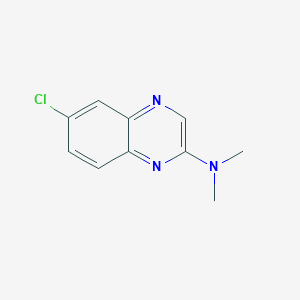 6-chloro-N,N-dimethylquinoxalin-2-amine