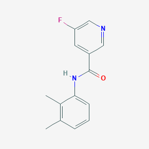 molecular formula C14H13FN2O B12242332 N-(2,3-dimethylphenyl)-5-fluoropyridine-3-carboxamide 