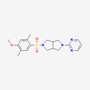 2-[5-(4-Methoxy-2,5-dimethylbenzenesulfonyl)-octahydropyrrolo[3,4-c]pyrrol-2-yl]pyrimidine