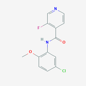 N-(5-chloro-2-methoxyphenyl)-3-fluoropyridine-4-carboxamide