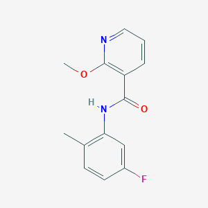 N-(5-fluoro-2-methylphenyl)-2-methoxypyridine-3-carboxamide