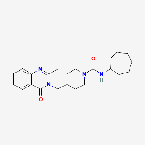 N-cycloheptyl-4-[(2-methyl-4-oxo-3,4-dihydroquinazolin-3-yl)methyl]piperidine-1-carboxamide