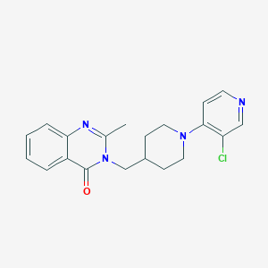 3-{[1-(3-Chloropyridin-4-yl)piperidin-4-yl]methyl}-2-methyl-3,4-dihydroquinazolin-4-one