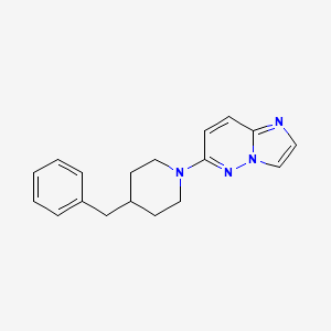 4-Benzyl-1-{imidazo[1,2-b]pyridazin-6-yl}piperidine