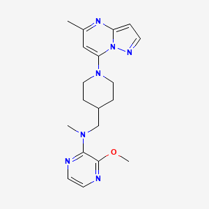 3-methoxy-N-methyl-N-[(1-{5-methylpyrazolo[1,5-a]pyrimidin-7-yl}piperidin-4-yl)methyl]pyrazin-2-amine