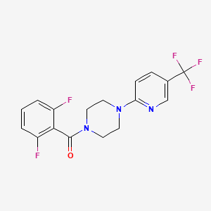 1-(2,6-Difluorobenzoyl)-4-[5-(trifluoromethyl)pyridin-2-yl]piperazine