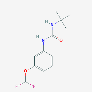 3-Tert-butyl-1-[3-(difluoromethoxy)phenyl]urea