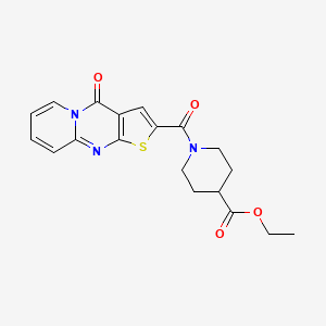 ethyl 1-[(4-oxo-4H-pyrido[1,2-a]thieno[2,3-d]pyrimidin-2-yl)carbonyl]piperidine-4-carboxylate