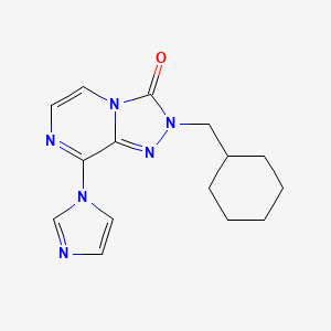 2-(cyclohexylmethyl)-8-(1H-imidazol-1-yl)-2H,3H-[1,2,4]triazolo[4,3-a]pyrazin-3-one