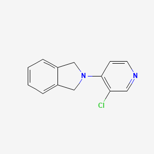 molecular formula C13H11ClN2 B12243055 2-(3-chloropyridin-4-yl)-2,3-dihydro-1H-isoindole 