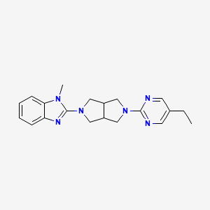 2-[5-(5-ethylpyrimidin-2-yl)-octahydropyrrolo[3,4-c]pyrrol-2-yl]-1-methyl-1H-1,3-benzodiazole