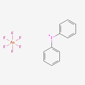 molecular formula C12H10AsF6I B1224313 Diphenyliodonium hexafluoroarsenate CAS No. 62613-15-4