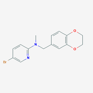 5-bromo-N-[(2,3-dihydro-1,4-benzodioxin-6-yl)methyl]-N-methylpyridin-2-amine