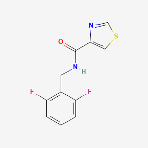 N-[(2,6-difluorophenyl)methyl]-1,3-thiazole-4-carboxamide