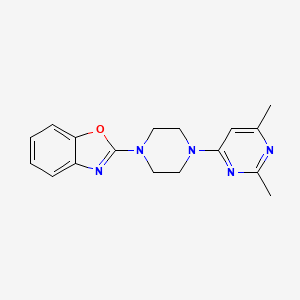 2-[4-(2,6-Dimethylpyrimidin-4-yl)piperazin-1-yl]-1,3-benzoxazole