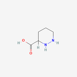molecular formula C5H10N2O2 B1224358 六氢哒嗪-3-羧酸 CAS No. 32750-52-0
