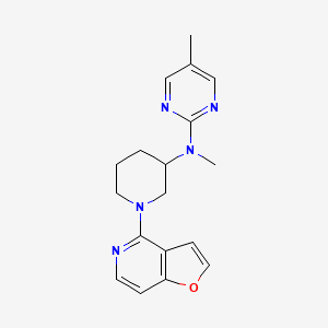 N-(1-{furo[3,2-c]pyridin-4-yl}piperidin-3-yl)-N,5-dimethylpyrimidin-2-amine