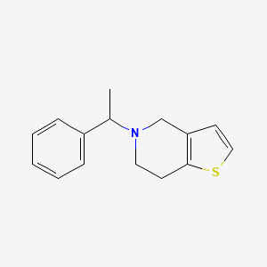 5-(1-phenylethyl)-4H,5H,6H,7H-thieno[3,2-c]pyridine