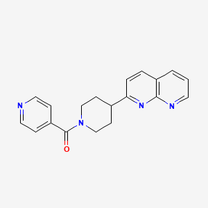 2-[1-(Pyridine-4-carbonyl)piperidin-4-yl]-1,8-naphthyridine