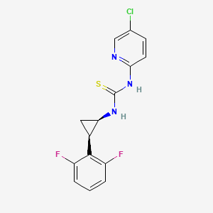 N'-(5-Chloro-2-pyridinyl)-N-[cis-2-(2,6-difluorophenyl)cyclopropyl]-thiourea