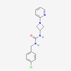 1-[(4-Chlorophenyl)methyl]-3-[1-(pyridin-2-yl)azetidin-3-yl]urea