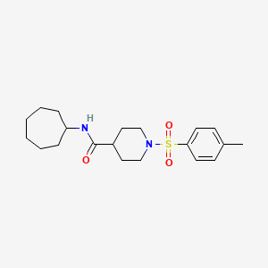 N-cycloheptyl-1-(4-methylphenyl)sulfonyl-4-piperidinecarboxamide