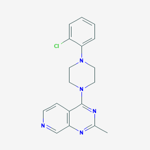 1-(2-Chlorophenyl)-4-{2-methylpyrido[3,4-d]pyrimidin-4-yl}piperazine