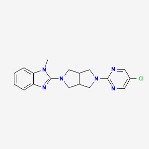 2-[5-(5-chloropyrimidin-2-yl)-octahydropyrrolo[3,4-c]pyrrol-2-yl]-1-methyl-1H-1,3-benzodiazole