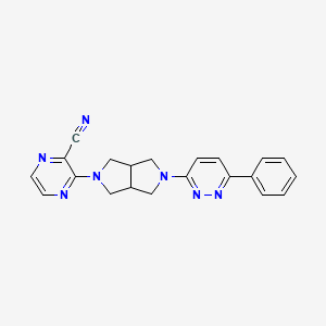 3-[5-(6-Phenylpyridazin-3-yl)-octahydropyrrolo[3,4-c]pyrrol-2-yl]pyrazine-2-carbonitrile