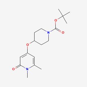 Tert-butyl 4-[(1,6-dimethyl-2-oxo-1,2-dihydropyridin-4-yl)oxy]piperidine-1-carboxylate