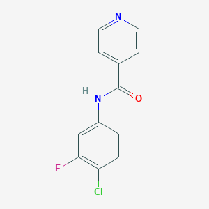 N-(4-chloro-3-fluorophenyl)pyridine-4-carboxamide