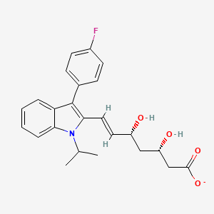(3S,5R)-fluvastatin(1-)
